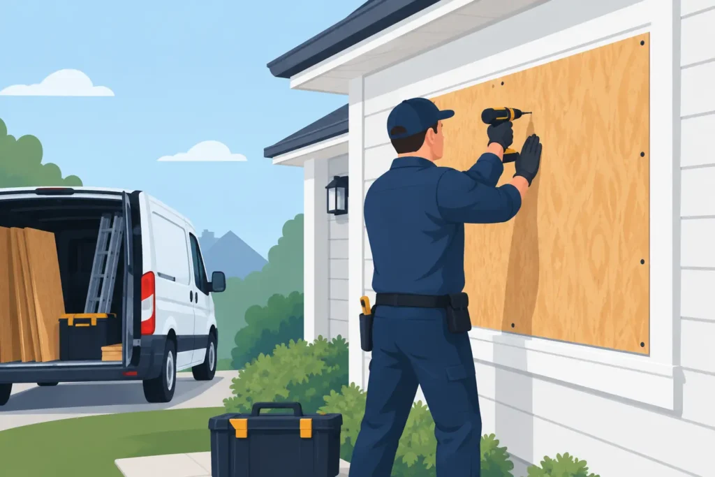 Emergency Board Up Service: What Happens Next